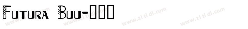 Futura Boo字体转换